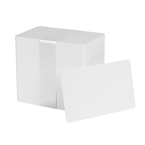 Image of Pack of 500 White CR80 PVC Cards | 30 mil by easyIDea