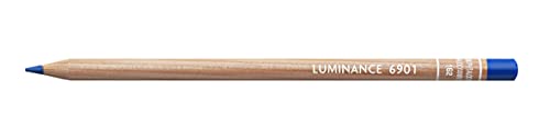 Image of CARAN DACHE LUMINANCE 6901 THE MOST LIGHTFAST PERMANENT COLOUR PENCIL EVER DESIGNED FOR PROFESSIONAL ARTIST (PHTHALOCYGNINE BLUE)
