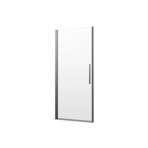 Puerta de ducha de 100 cm Elba batiente con cristal transparente de 6 mm 2