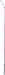 Weaver Leather Deluxe Pig Whips with Chrome Tips, Pink, 39-Inch