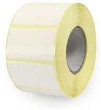 ETICHETTE TERMICHE 60X30 MM 50000 PEZZI - 25 ROTOLI DA 2000 PEZZI ANIMA 40 MM - COMPATIBILI CON STAMPANTI TERMICHE ZEBRA CITIZEN TSC ECC