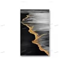 Tableau abstrait poétique océan MAIMANG art mural évasion marine