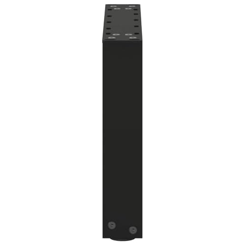 Pieds de table basse en U acier noir 30 cm pour table d'appoint et salon - 6
