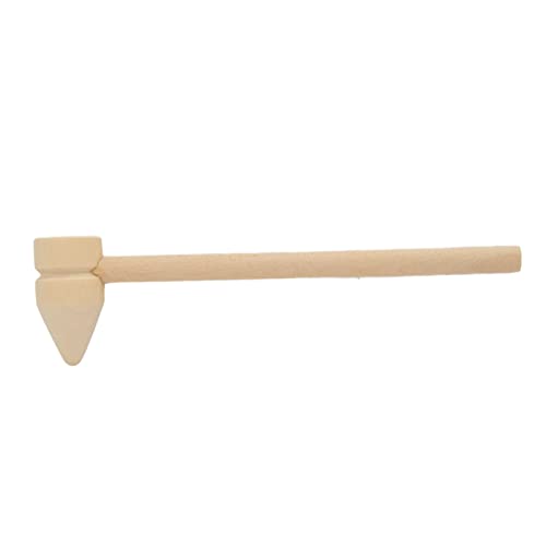 Tgoon Martelo de madeira de caranguejo lagosta, mini martelo de madeira resistente e durável para ch