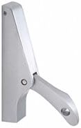 Jackson 30983628 Satin Aluminum Left Side Body and Arm Assembly for 1085 Concealed Vertical Rod Device