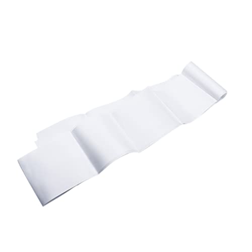 QUUPY 4 pezzi bianco vuoto raso fascia normale