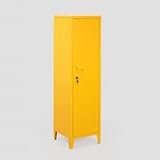SKLUM Armario Taquilla en Metal Pohpli Acero Amarillo Curri