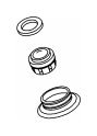K-1108527-BN Kit aérateur de rechange 1.5 gpm pour robinet de cuisine et salle de bain