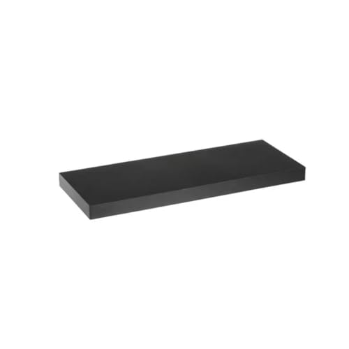 Estanteria Pared Madera Flotante, Estante Balda de Pared MDF, para Salón, Cocina y Dormitorio (Negro, 60 x 23.5 cm)