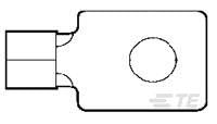 TE Connectivity/AMP Brand, 696722-1-5Pack, Strato-Therm Flag R 8 8 NIPL