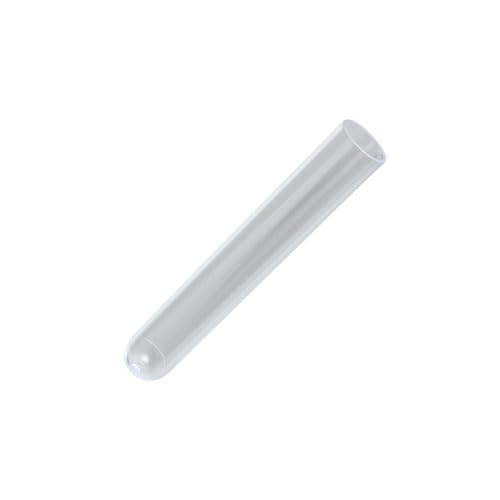 12x75mm Test Tubes, PS Plastic, Round BTM, 5ml Vol, Karter Scientific 206N5 (Pack 250)