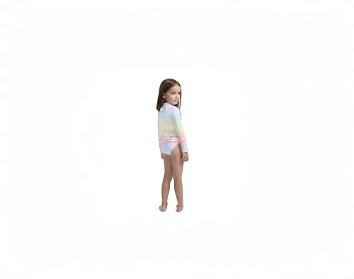 Hurley Baby-Girls Long Sleeve One Piece Rash Guard Swimsuit4