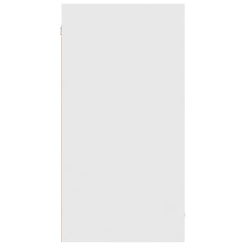 vidaXL Hängeschrank Lyon Weiß 80x31x60 cm Holzwerkstoff, Küchenschrank, Gastronomieschrank, Küchenmöbel, Aufbewahrungsschrank, Lagerschrank