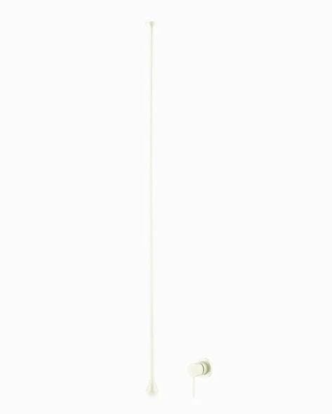 Robinet de plafond blanc anti-encombrement en laiton pour évier de cuisine et salle de bain
