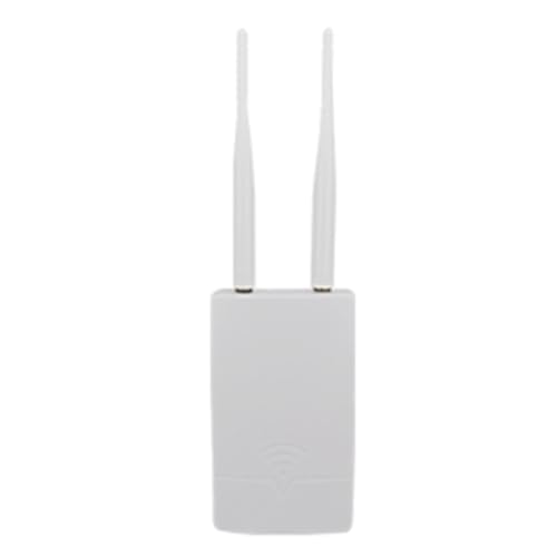 reamhome Enrutador WiFi 4G para Exteriores, Enrutador Wi Fi de 150Mbps con Tarjeta Sim, Extensor de Refuerzo A Prueba de Agua WiFi para Tipo de Clima, Enchufe de la UE