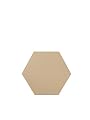 Avant Decor | Peel and Stick Kitchen Backsplash Tiles | Stone Composite Hexagon Solid Color | Stick On Wall Tiles | Easy DIY Installation | 6” x 6.9” | Single Tile