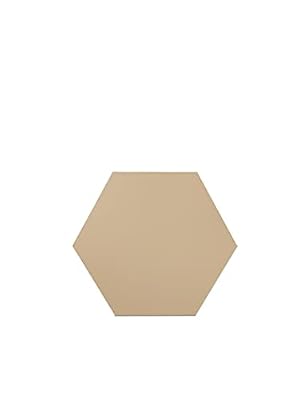 Avant Decor | Peel and Stick Kitchen Backsplash Tiles | Stone Composite Hexagon Solid Color | Stick On Wall Tiles | Easy DIY Installation | 6” x 6.9” | Single Tile