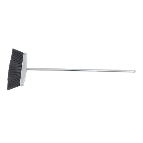 HAPINARY Long Handle Metal Broom Heavy Duty House Sweeper Upright Dustpan for Floor Industrial Broom for Outdoor Cleaning
