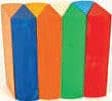 Zesco India Wooden Cylinder Cut in Eight Colourful Parts, Multicolour, Educational Geometry Learning Tool Set of 8pcs. 1