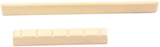 LIXBD Guitar Bridge Saddle and Nut Replacement Bone Nut Saddle for Classical Guitar Mandolin Banjo Ukulele (Black) (Color : Yellow)