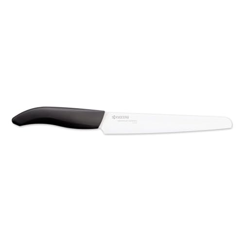 Couteau en céramique Kyocera, couteau à pain, lame de 18 cm, lame en céramique de zircone, coupe...