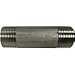MIDLAND INDUSTRIES 48100 Pipe Nipple, 1 in 1 in, 1-1/2 in L, Stainless Steel, SCH 40 Schedule