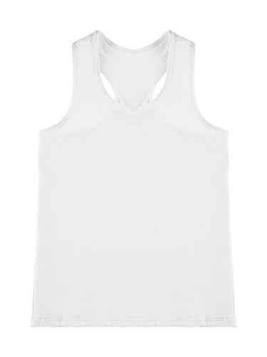 Image of Boao Girls Dance Tank Top Racerback Crop Tank Top Sleeveless Dance Outfit for Ballet Gymnastics Athletic Wear