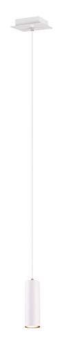 Trio Leuchten Pendelleuchte Marley 312400101, Metall Weiß matt, Pendel 1-flammig, exkl. 1 x GU10