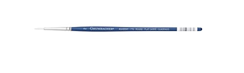 Brosse ronde aquarelle Grumbacher Académie n2 pour réussir vos détails sans perdre de poils