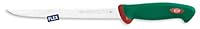Sanelli Premana Professional Coltello da Filettare Pesce, Acciaio Inossidabile, Verde/Rosso, 22 cm