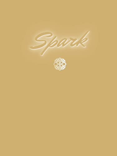 Spark Faux Coffee Table Book Hardcover Gold Velvet