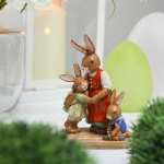 Figurine lapin classique Goebel en faïence haut de gamme d'une finition d'exception