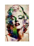 Coolbaby 3d drawing of marilyn wallpaper beige 90x60centimeter