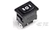 PRASD1-16F-BB000, Switch Rocker ON ON SPDT Quick Connect Curved Rocker 16A 250VAC 372.85VA >100000Cycles Tray (25 Items)