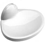 Amazon.com: MINTCRAFT L5859-51-07 Atlantis Soap Dish Cup, White : Home ...