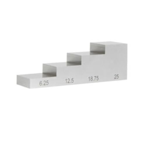 Bloque de calibración de espesor 4 pasos 6.25-25 mm miniatura 1