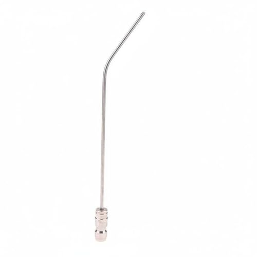 Image of 7 Pieces Narrow-Space Cleaning Nozzle High Pressure Spray Cleaning Attachment Stainless Steel Washer Water Tube for Laundry Appliance L Curved Side