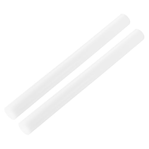 Image of MECCANIXITY ABS Plastic Rod Round Solid Bar 25 mm x 300mm White for DIY Model Material, Architectural Model Making, DIY Sand Table, Pack of 2