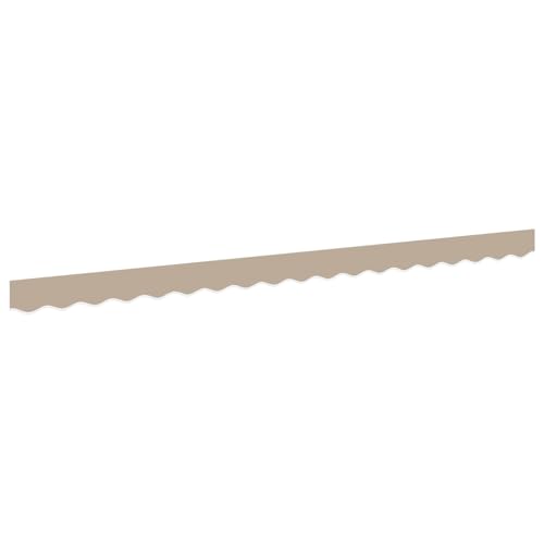 Tissu de Remplacement de Cantonnière d’auvent, Lambrequin pour Store Toile de Remplacement Bandeau Banderole Store Banne Cadre de 4 m Beige 3,8x0,2 m
