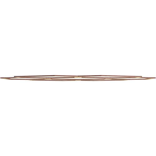 Image of Ekena Millwork 40 inchOD x 14 1 /8 inchID x 3 /8 inchT Florin Wood Fretwork Pierced Ceiling Medallion, Hickory