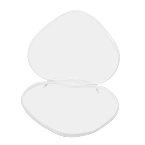 LIFKOME Bolsa de Viaje con Cierre Transparente Organizador de Maquillaje Forma de Estuche Rígido Resistente para Cosméticos y Artículos de Aseo Mediano Ahorro de Espacio y Protección