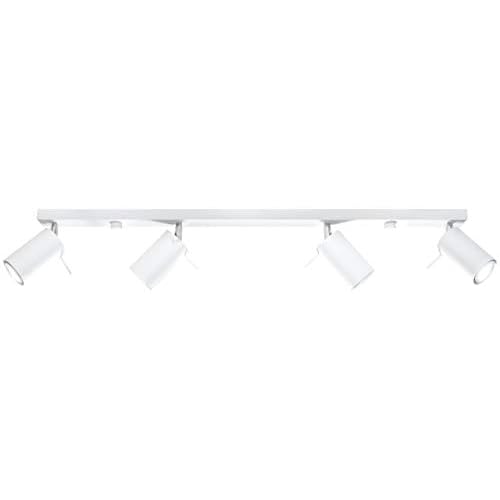 Sollux Lighting NEU Weiße Wohnzimmer und das Vorzimmer-Stahl-SOLLUX Ring 4L SL.0331 runde Moderne Deckenleuchte Loft 4-FLG. LED Gu-10 LEUCHTEN-Bei Amazon für den günstigsten Preis
