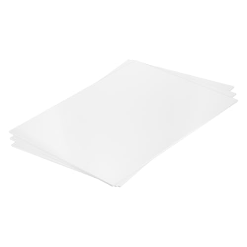 MECCANIXITY ABS Plastic Sheet 16 x 12 x 0.12 Inch ABS Styrene Sheets for Building Model DIY Crafts Panel White 3 Pcs
