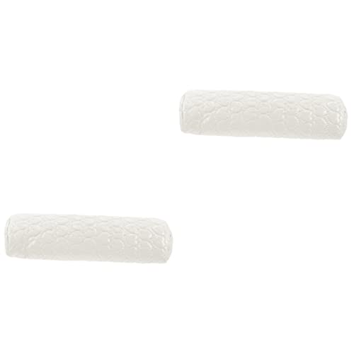 BELLIFFY 2個 ネイルアートハンドピロー マニキュアハンドレスト マニキュア用ハンドクッション ネイルアームレストピロー ハンドレストクッション 爪用ハンドレスト 釘の手 快適 枕 白い プ