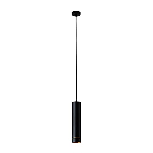 TCHAU 5W LED Restaurante Negro Lámpara Colgante Recepción de Negocios Lámpara Colgante Creativa Interior Nórdico Moderno Downlight Simple Sola Cabeza Gota Luz Hogar Minimalista Accesorios de Iluminaci