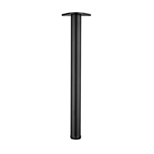 Pieds de Table réglables en métal for comptoir-Bar de Cuisine (130-139 cm), Lot de 1, Noirs.(137cm)