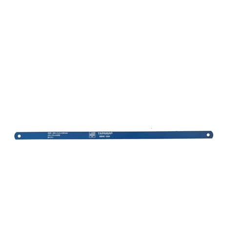 Image of Taparia HBHC 1224 Hacksaw Blades 300mm 24 TPI (Pack of 10)-Carbon Steel All Hard Construction-Heavy Duty Cutting Blade for Metal, Wood, PVC, Plastic Pipes-For Home, Garage, Workshop, Industry