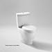 Aquia 2 Piece Elongated .9 GPF/1.6 GPF Toilet-Colonial White