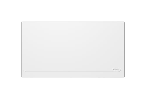 THOMSON - Radiateur électrique fixe connecté WiFi à inertie sèche céramique avec thermostat interchangeable 1500W MILLA horizontal blanc