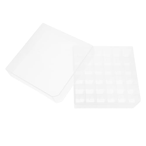 Ciieeo Cryogenic Storage Box for Tubes Laboratory Tube Holder for Freezer Cryogenic Storage for Centrifuge Tubes